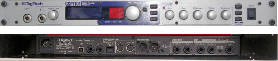 Nahaufnahme vom Digitech GSP 1101