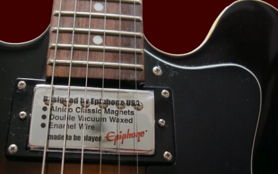 Nahaufnahme Epiphone Pick-Up